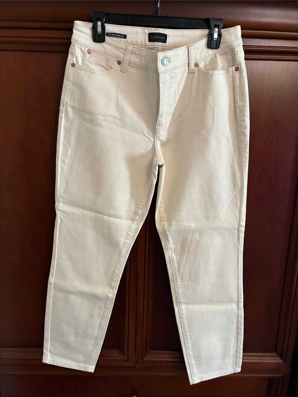 Talbots Off-White slim ankle Jeans